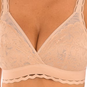 Classic bra without underwire and without cups P0BVS woman