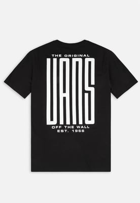 VANS MN STRETCHED SS T-shirt Zwart