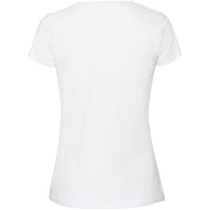 Fruit Of The Loom Vrouwen / Dames Ringgesponnen Premium T-Shirt (Snow)