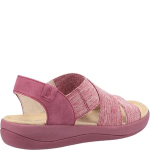 Hush Puppies Dames/dames Sophia Sandalen (Rood/Beige)