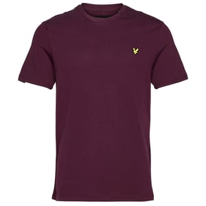 Lyle & Scott Plain T-Shirt in Burgundy