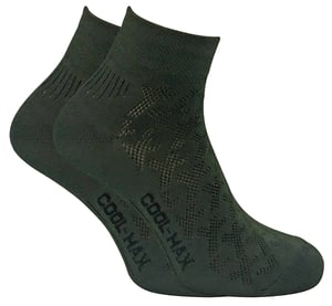 2 Pairs Mens Coolmax Breathable Low Cut Ankle Hiking Socks for Summer
