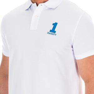 Short Sleeve Polo with lapel collar HM561791 man
