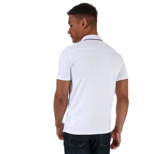 Armani Exchange poloshirt met opvallende contrasterende boord, wit