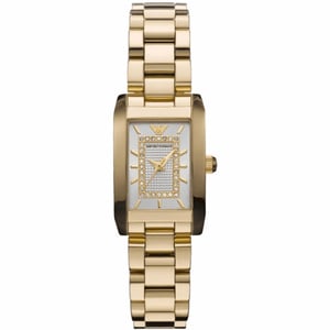 Emporio Armani Damklocka Kvarts silver guld