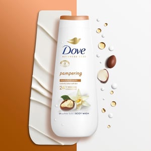 Dove Advanced Care Body Wash Pampering 24Hrs Renewing Micromoisture 225ml, 6pk