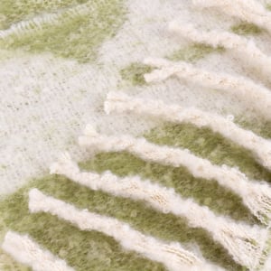 Hoem Meta Jacquard Tasselled Throw