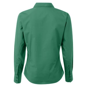Premier Dames/dames Poplin Blouse met lange mouwen / Gewoon werk overhemd (Smaragd)