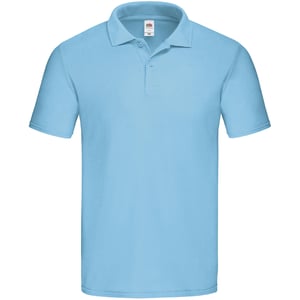 Fruit of the Loom Heren Origineel Piqué Poloshirt (Hemelsblauw)