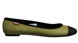 Hunter Origineel Ballet Dames Olijf Schoenen