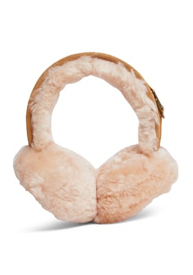 Dam Vinter Super Mjuk Fluffy Tan Öronkuddar Varma och mysiga öronvärmare