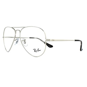 Ray-Ban Glasögon Bågar 6489 Aviator 2501 Silver 58mm