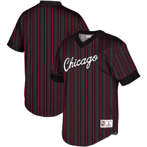 Mitchell & Ness NBA Chicago Bulls Wordmark Mesh Heren T-shirt