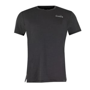 Diadora Easy Tennis Heren Zwart T-Shirt