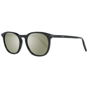 Serengeti Rund Unisex Glänsande Svart Mineral Polariserad 555nm Arlie
