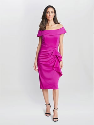 Izzy Off The Shoulder Ruched Dress