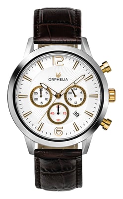 Orphelia Tempo herenhorloge Bruin OR81801