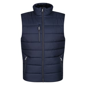Regatta Thermische bodywarmer Navigate voor heren (Marine/Seal Grijs)