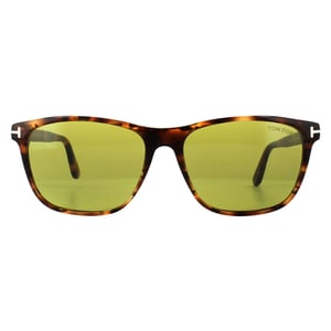 Tom Ford Rectangle Unisex Havana Green Solglasögon