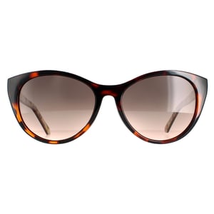 Ted Baker Cat Eye Dam Tortoise Flower Brown Gradient TB1583 Lisbet Solglasögon