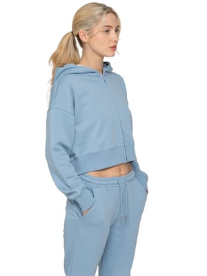 Enzo | Womens Crop Zip Hoodie