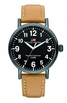 River Woods Delaware herenhorloge Bruin RW420037