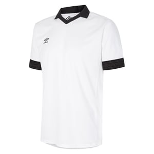 Umbro Tempest-kindertrui met korte mouwen (Wit/zwart)