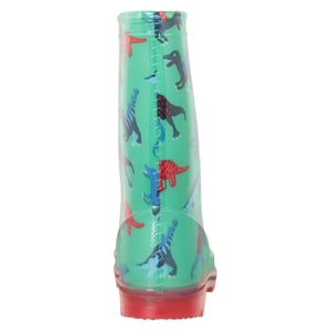 Mountain Warehouse Kinder/Kinder Splash Dinosaurus Lichtgevende Wellington Laarzen (Groen)