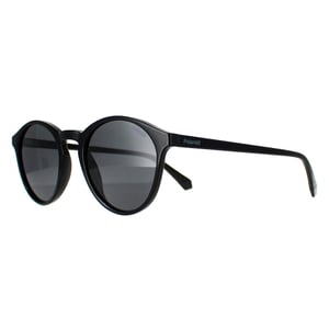 Polaroid Round Mens Black Grey Polarized PLD 4153/S