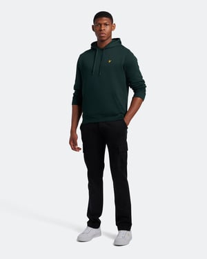 Lyle & Scott pullover hoodie in groen