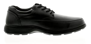 New Mens Black Lace Up Comfort Fit Casual Shoes - Wider Fitting