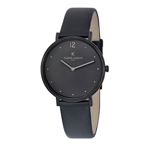 Pierre Cardin Belleville Simplicity Unisex Horloge Zwart CBV.1021