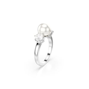 Swarovski 'Matrix' Vrouwen Basismetaal Ring - Zilver 5689631
