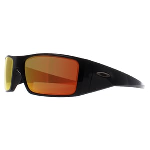 Oakley Wrap Unisex Gepolijst Zwart Prizm Ruby Heliostat