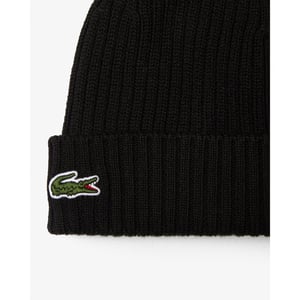 Lacoste Mens Ribbed Beanie
