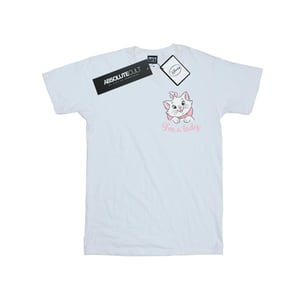 Disney Dames/Dames Aristocats Marie I´m A Lady Borast Print Katoenen Vriendje T-shirt (Wit)