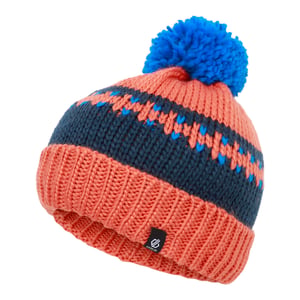 Dare 2B Kinder/Kinder Boffin II Bobble muts (Oranje Rush/Moonlight Denim)