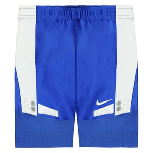 Nike Dri-Fit Stretch Waist Blue White Mens Running Shorts 713586 460