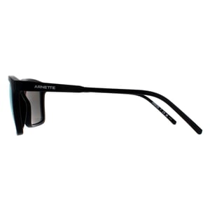 Arnette Rektangel Unisex Matt Svart Mörkgrå Spegel Vatten Polariserad AN4283 Shyguy