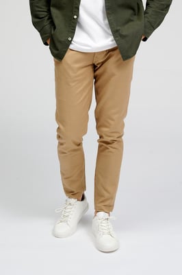 De Originele Performance Structuur Broek - Donker Beige
