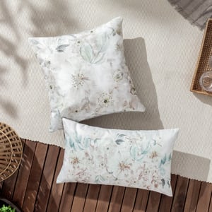 Evans Lichfield Canina Floral Outdoor Polyester Filled Cushion