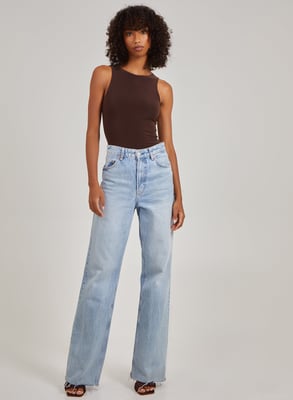 Sleeveless Slinky Bodysuit
