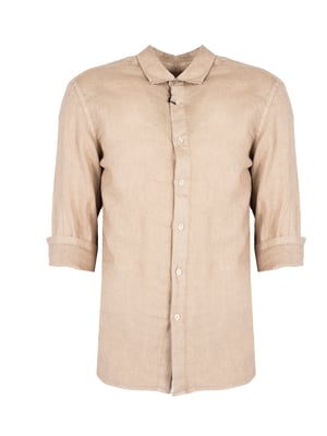 Xagon Man Skjorta Lino Herr Beige