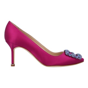 Manolo Blahnik Hangisi 070 Pump Roze