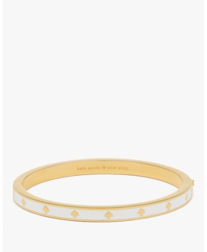Enamel Hinged Bangle