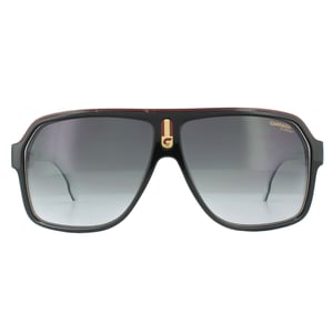 Carrera vlieger unisex zwart witte donkergrijze gradiënt zonnebril