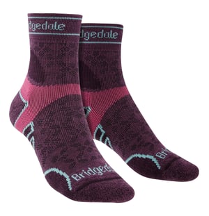 Bridgedale - Dames Lichtgewicht Merino Sokken - Damson