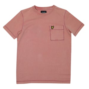 Boy's Lyle And Scott Flatlock T-Shirt in Rose
