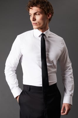 Black Slim Tie