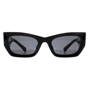 Miu Miu Rectangle Womens Black Dark Grey MU09WS